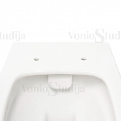 Potinkinis WC rėmas SAT su pakabinamu klozetu SAT Infinitio baltos spalvos 8