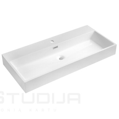Praustuvas Sapho AQUATIC lieto akmens 100x46 cm