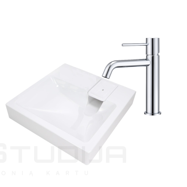 Praustuvas virš skalbyklės LAWA6050 su Imex Monza chromo spalvos Praustuvas virš skalbyklės LAWA6050 su Imex Monza chromo spalvos
