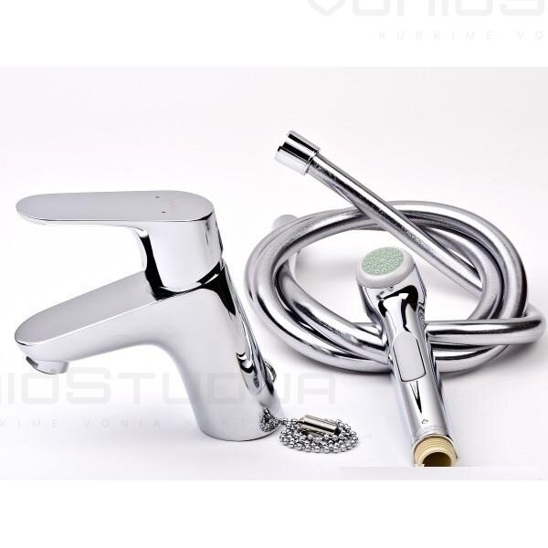 Praustuvo maišytuvas su bidė dušeliu Hansgrohe Focus E2 1 Praustuvo maišytuvas su bidė dušeliu Hansgrohe Focus E2 1