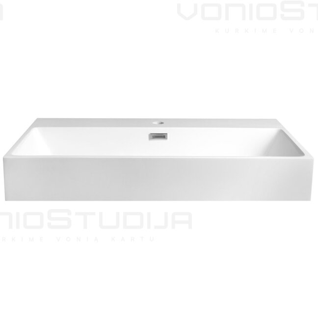 Praustuvas Sapho AQUATIC lieto akmens 80x46 cm 2 Praustuvas Sapho AQUATIC lieto akmens 80x46 cm 2