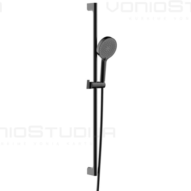 SAT SATSS41C dušo stovas 914 mm bendras ilgis, juodos matinės spalvos SAT SATSS41C dušo stovas 914 mm bendras ilgis, juodos matinės spalvos