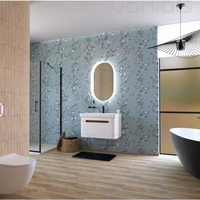 SAT veidrodis su LED apšvietimu 54x94 cm 1 SAT veidrodis su LED apšvietimu 54x94 cm 1