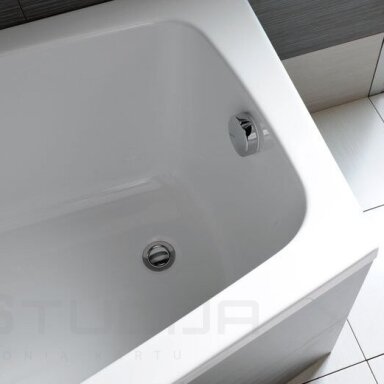 Sifonas voniai Senator 550mm, nerūdijančio plieno spalvos dangteliais