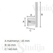 SMEDBO laikiklis tualetiniam popieriui House  RK320