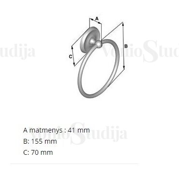 Smedbo rankšluosčio žiedas Villa K244 1
