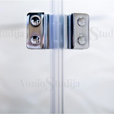 Sulankstomų durų dušo kabina SAT SK 100x100cm chromo spalvos 5
