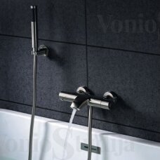 Termostatinis vonios maišytuvas Imex Moscú su dušo komplektu nerūdijantis plienas