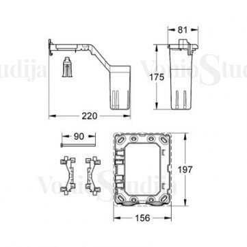 Grohe rezervuaras higieninei WC tabletei 2