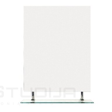 Veidrodis su lentynele Wega 70x80cm Veidrodis su lentynele Wega 70x80cm
