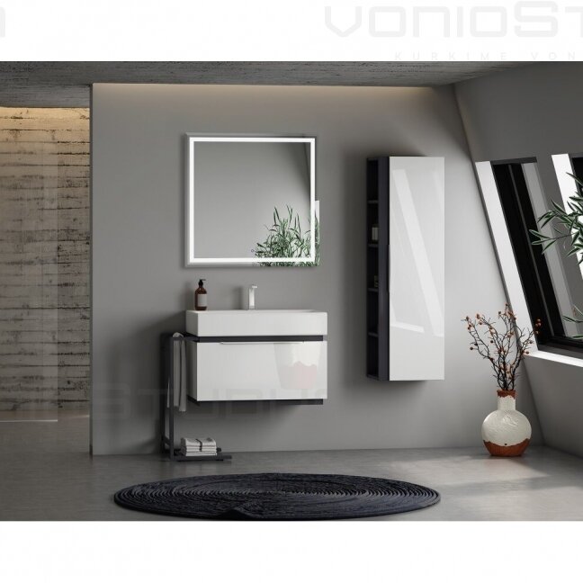 Veidrodis su led apšvietimu RIO 80x80x2,5cm 2 Veidrodis su led apšvietimu RIO 80x80x2,5cm 2