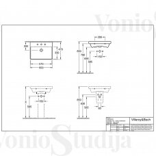 Villeroy&Boch praustuvas 600x470 Avento 41586001