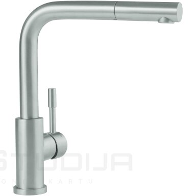 Villeroy & Boch virtuvinis maišytuvas su ištraukiamu dušeliu Steel Shower nerūdijantis plienas Villeroy & Boch virtuvinis maišytuvas su ištraukiamu dušeliu Steel Shower nerūdijantis plienas