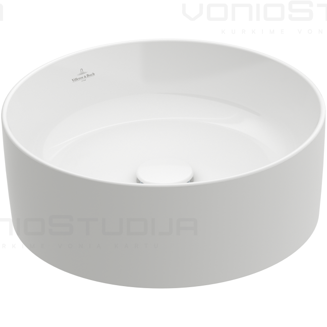 Villeroy&Boch Collaro ø40cm 4A184001 pastatomas ant stalviršio praustuvas Villeroy&Boch Collaro ø40cm 4A184001 pastatomas ant stalviršio praustuvas