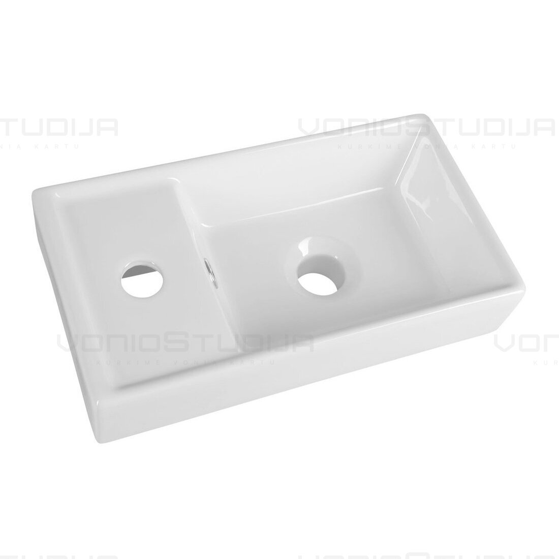 Vonios spintelė su keramikiniu praustuvu Aqualine ZOJA 51049A-02 4 Vonios spintelė su keramikiniu praustuvu Aqualine ZOJA 51049A-02 4