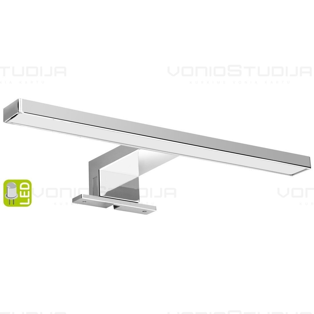 Vonios veidrodžio šviestuvas SERAPA LED 4.5W 30x4x10cm SA147 Vonios veidrodžio šviestuvas SERAPA LED 4.5W 30x4x10cm SA147