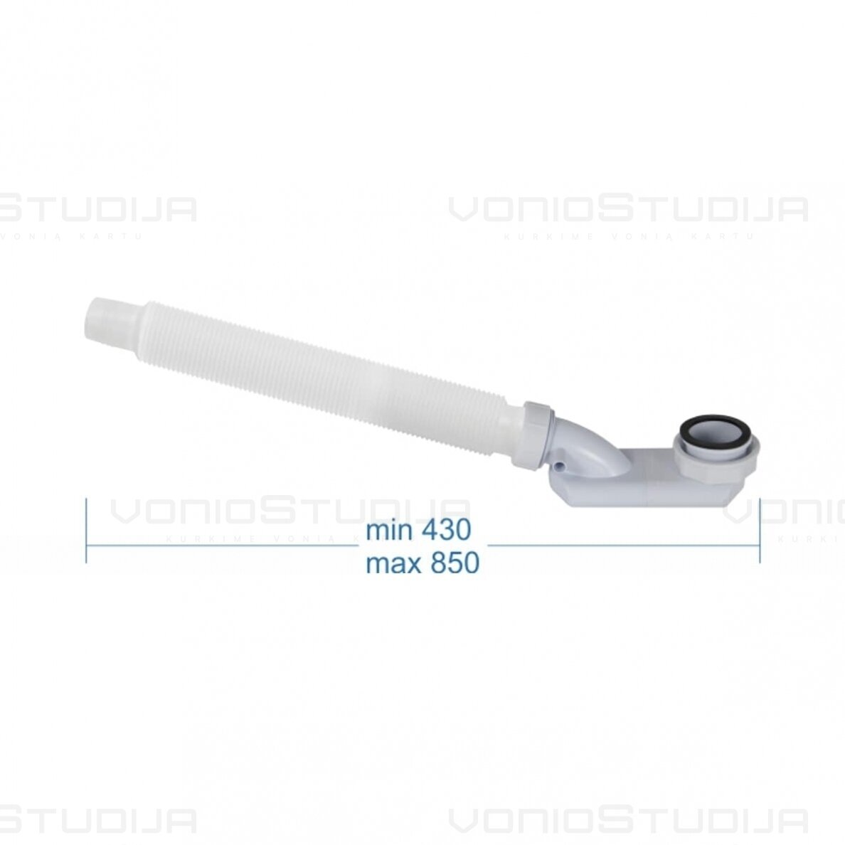 Vonia Corsan E230XL INTERO Dešinė 170cm su juodu clicklack 6 Vonia Corsan E230XL INTERO Dešinė 170cm su juodu clicklack 6