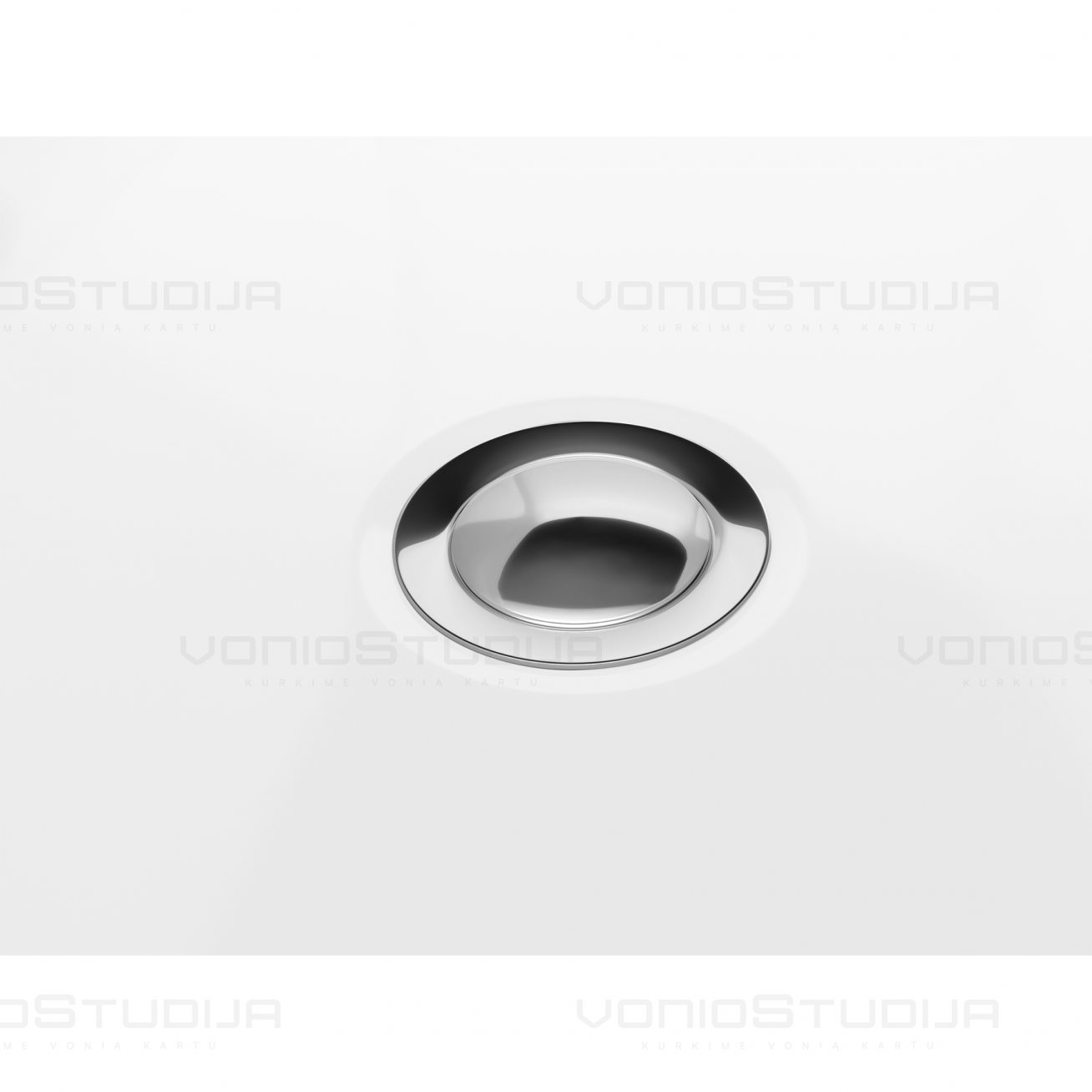 Vonia Corsan MONO 150cm, akrilinė su chromo spalvos clicklack 3
