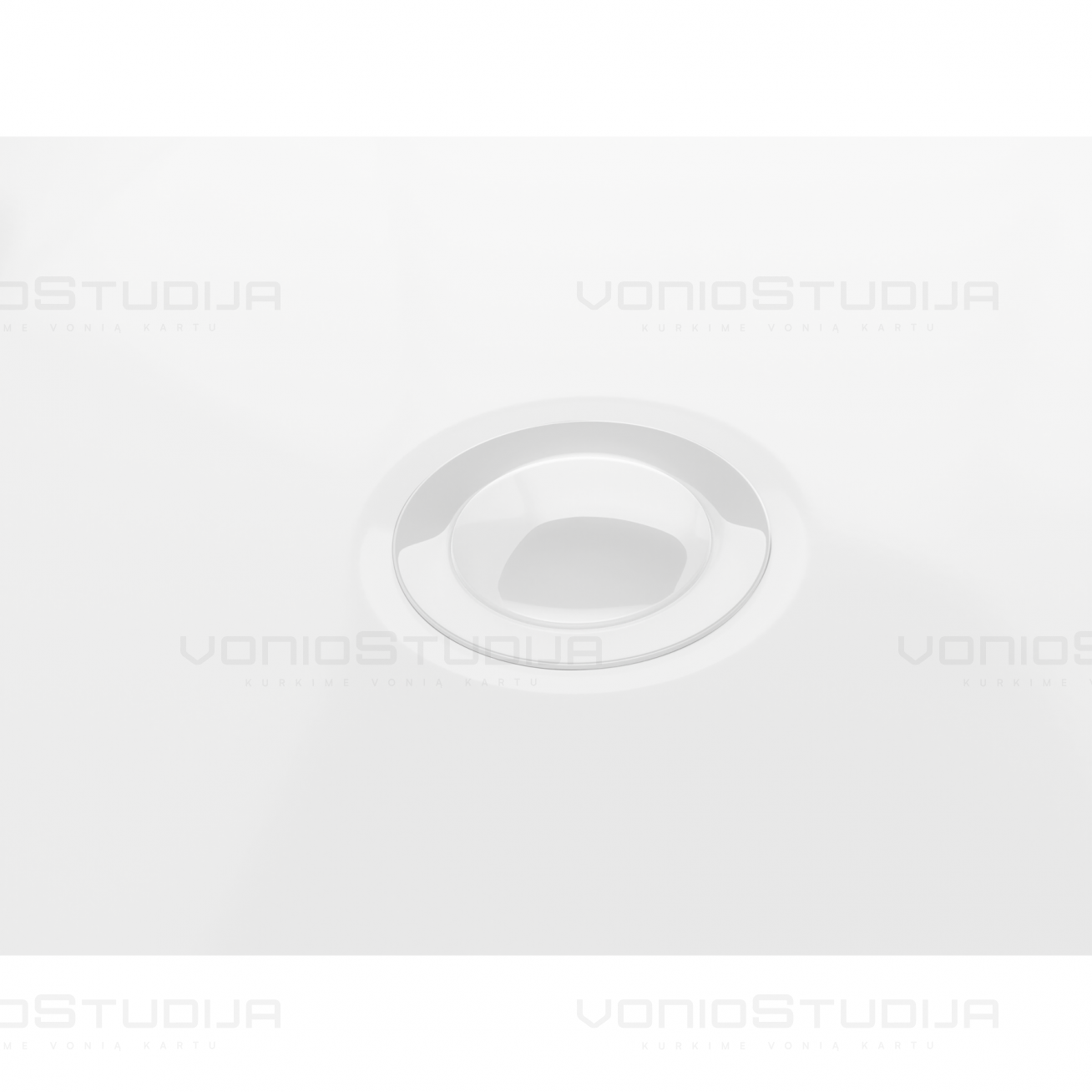 Vonia Corsan MONO 150cm, akrilinė su baltos spalvos clicklack 4