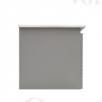Vonios spintelė Savona su dvigubu praustuvu pilkos matinės spalvos
