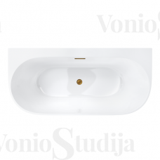 Vonia Corsan MONO 170cm, akrilinė su aukso spalvos clicklack
