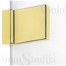 Vonios sienelė HOWEL aukso spalvos detalės 60x150cm