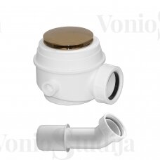 Vonios sifonas be persipylimo WB01XGL aukso spalvos