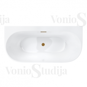 Vonia Corsan MONO 170cm, akrilinė su aukso spalvos clicklack