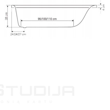 Vonia JIZERA 170x70x39cm G1770