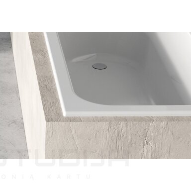 Vonia Ravak Chrome Slim 180x80cm su kojomis, plonas viršutinis kraštas Vonia Ravak Chrome Slim 180x80cm su kojomis, plonas viršutinis kraštas