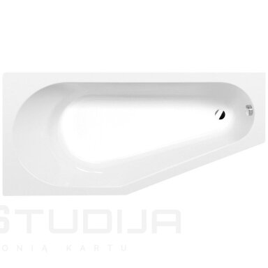 Vonia TIGRA kairinė 150x75x46cm akrilinė su kojomis Vonia TIGRA kairinė 150x75x46cm akrilinė su kojomis