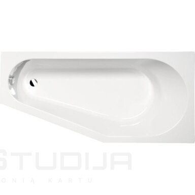 Vonia TIGRA R 150x75x46cm akrilinė su kojomis