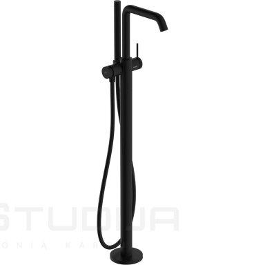 Hansgrohe vonios maišytuvas iš grindų Tecturis S 73440670 juodos matinės spalvos