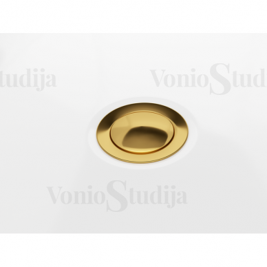 Vonia Corsan MONO 150cm, akrilinė su aukso spalvos clicklack 3