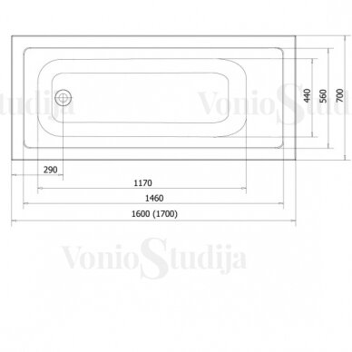 Vonia DOUBRAVA 160x70x41cm A1670 4