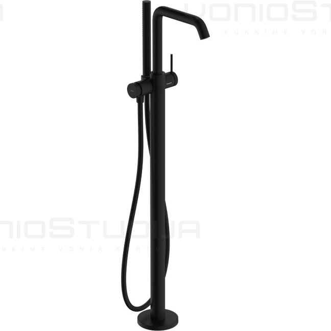 Hansgrohe vonios maišytuvas iš grindų Tecturis S 73440670 juodos matinės spalvos Hansgrohe vonios maišytuvas iš grindų Tecturis S 73440670 juodos matinės spalvos