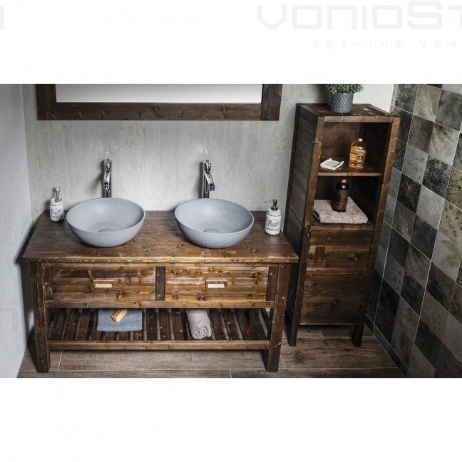 Vonios spintelė ERRA BRAND 130x73x50cm medžio spalvos BA131S 4 Vonios spintelė ERRA BRAND 130x73x50cm medžio spalvos BA131S 4