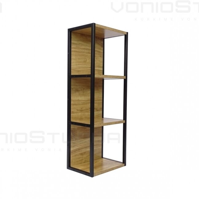 Pakabinama lentyna NATUREL BLACKFRAME 30x80x20 cm Pakabinama lentyna NATUREL BLACKFRAME 30x80x20 cm