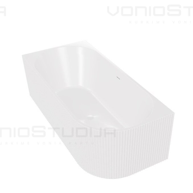 Vonia Besco Denaya 150x75 cm kairinė juodu Click Clack 4 Vonia Besco Denaya 150x75 cm kairinė juodu Click Clack 4