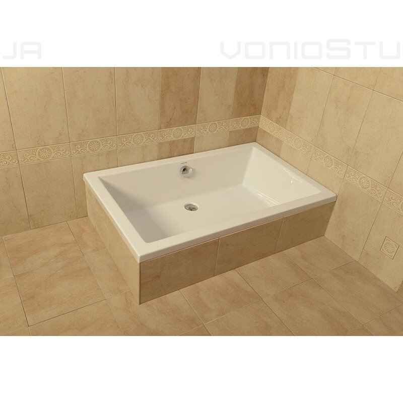 Gilus dušo padėklas DEEP 130x75x26 cm akrilinis 72942 su kojomis 1 Gilus dušo padėklas DEEP 130x75x26 cm akrilinis 72942 su kojomis 1