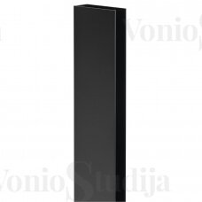 ALTIS LINE BLACK dušo kabinos praplatinimo profilis 10 mm juodas matinis